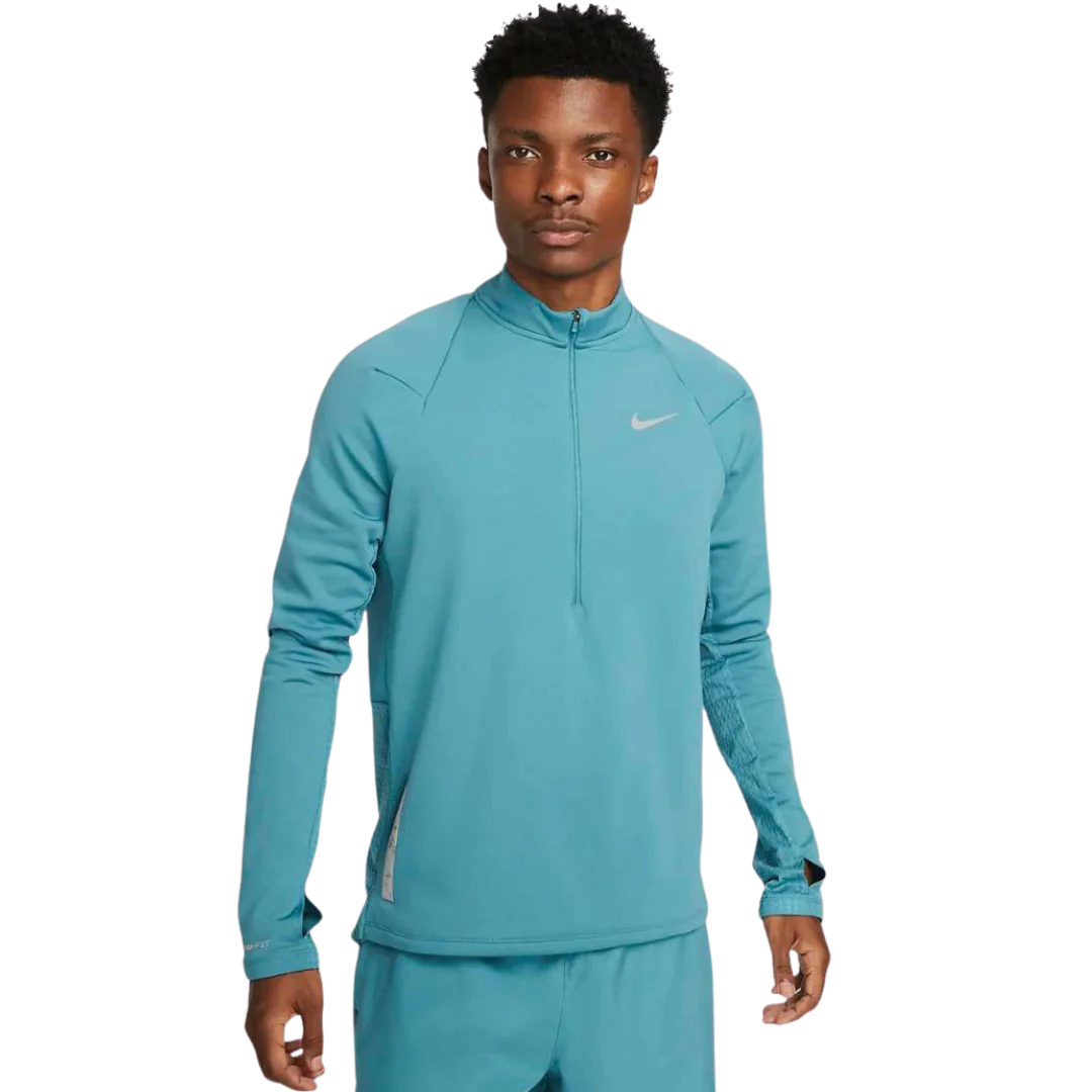 NIKE 1/4 ZIP THERMA-FIT TOP 'TEAL'