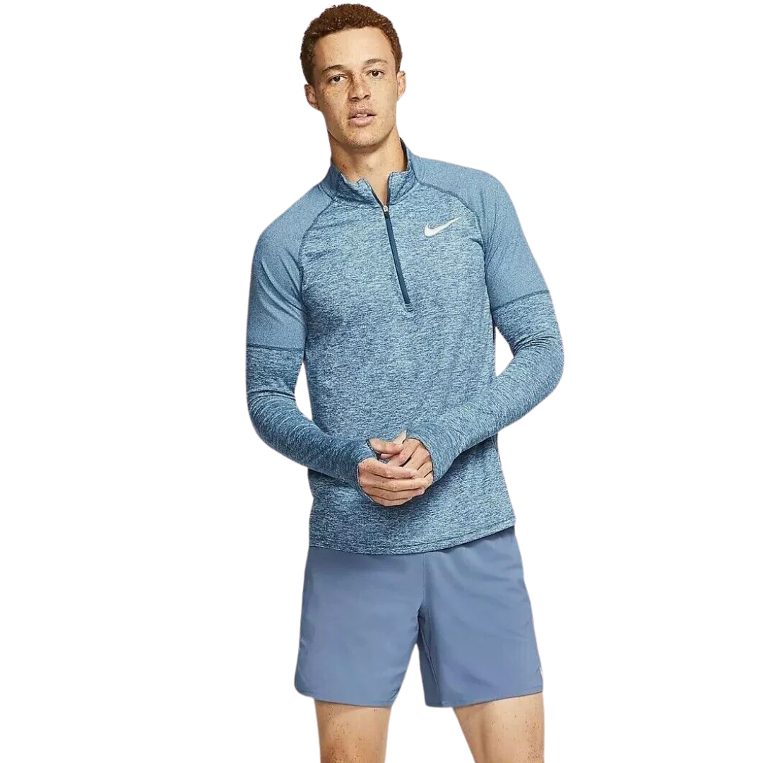 NIKE 1/4 ZIP RUNNING TOP 'TEAL'