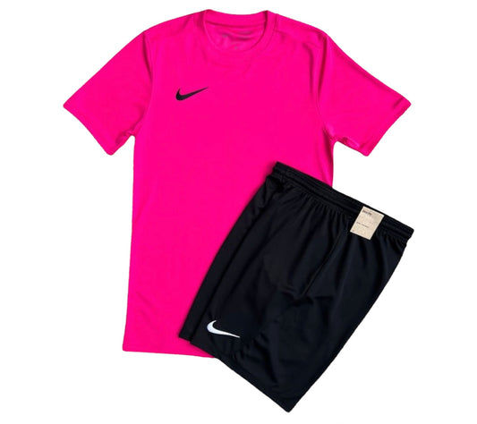 NIKE DRI FIT SET PINK/BLACK