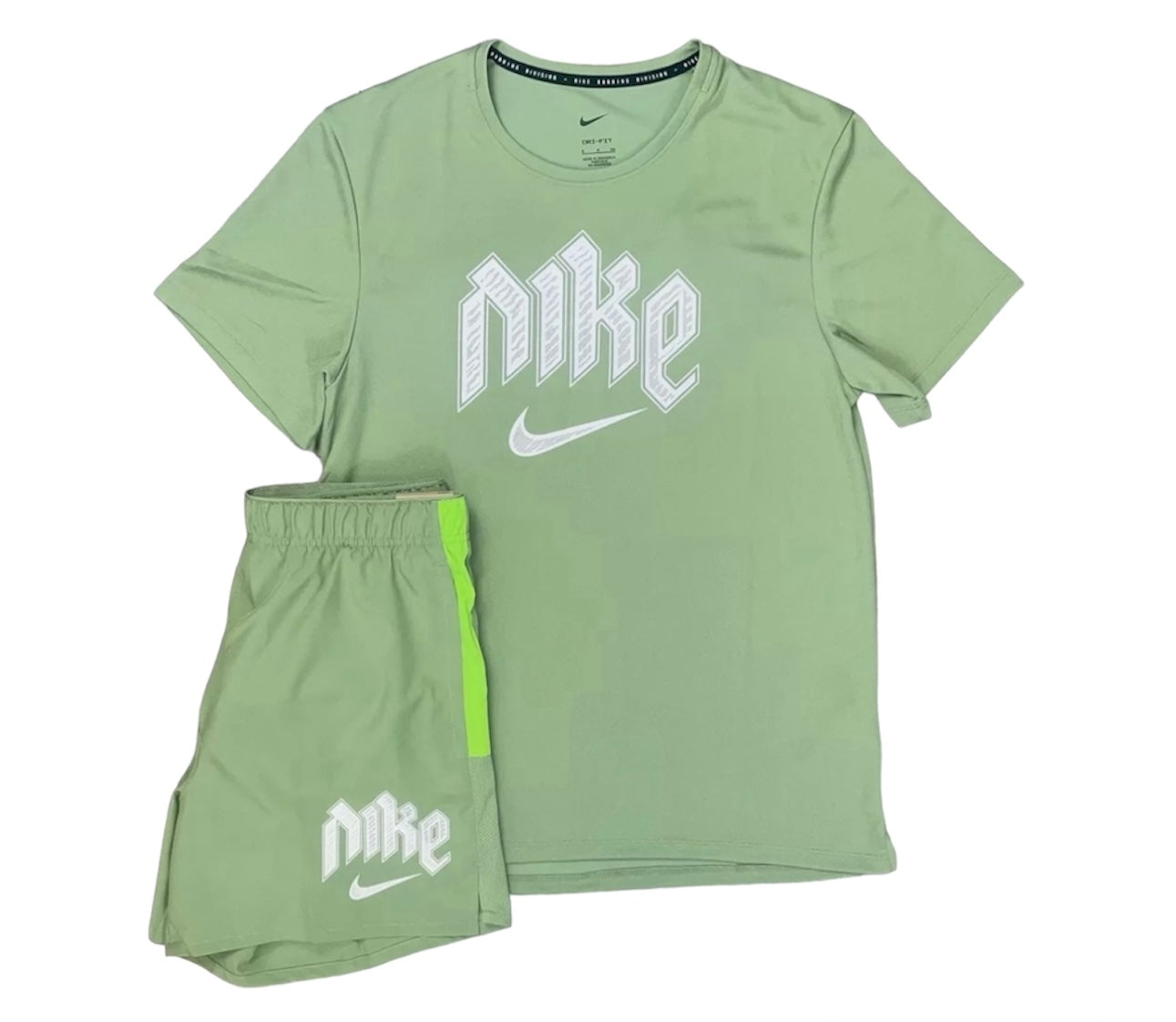 NIKE RUN DIVISION SET OLIVE GREEN